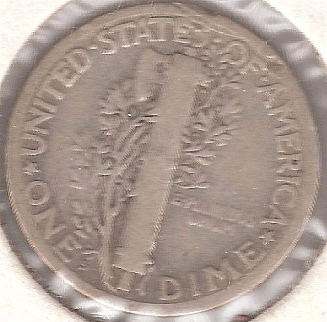 1926-s Mercury Dime Reverse